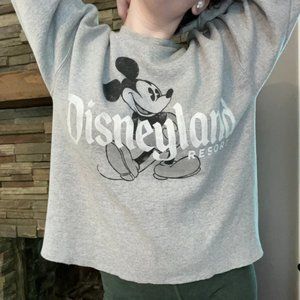 DISNEYLAND RESORT LIGHT HEATHER GREY SWEATER